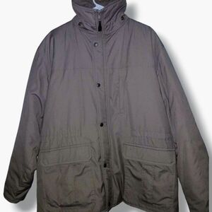 London Fog Men's Taupe Hooded Puffer Jacket